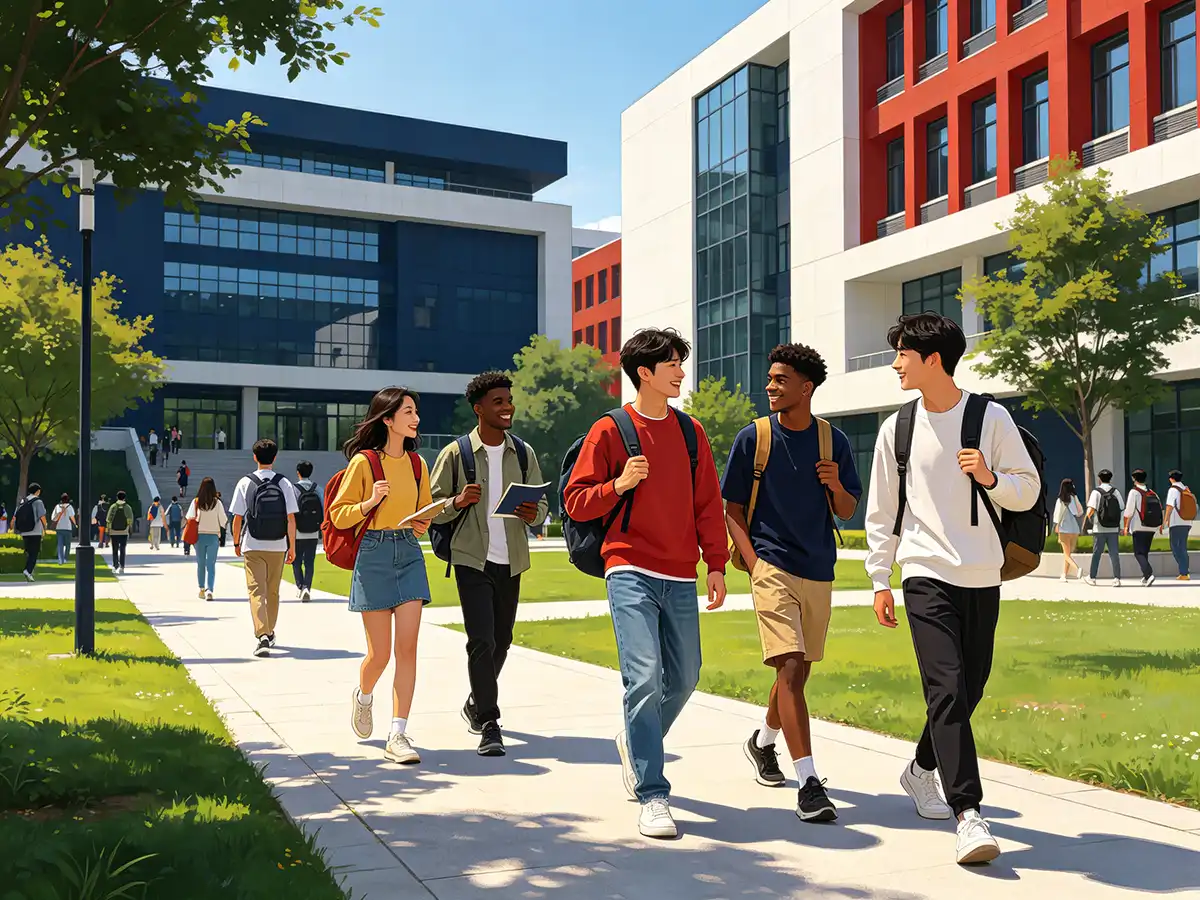 International students experiencing campus life in China