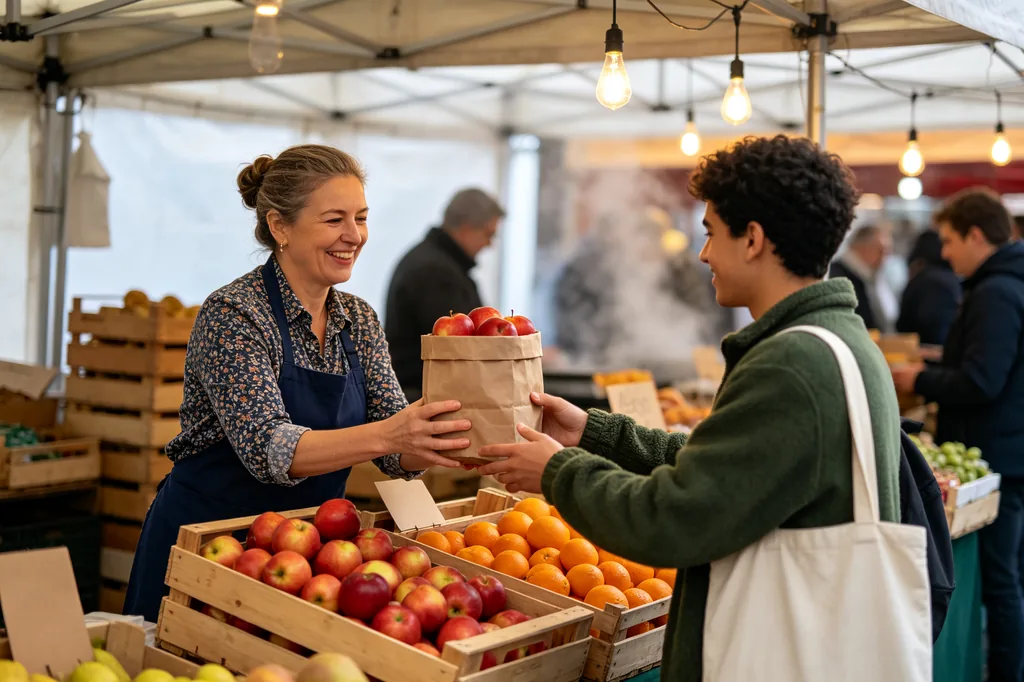 An empty classroom with a whiteboard carrying faint smudged marks