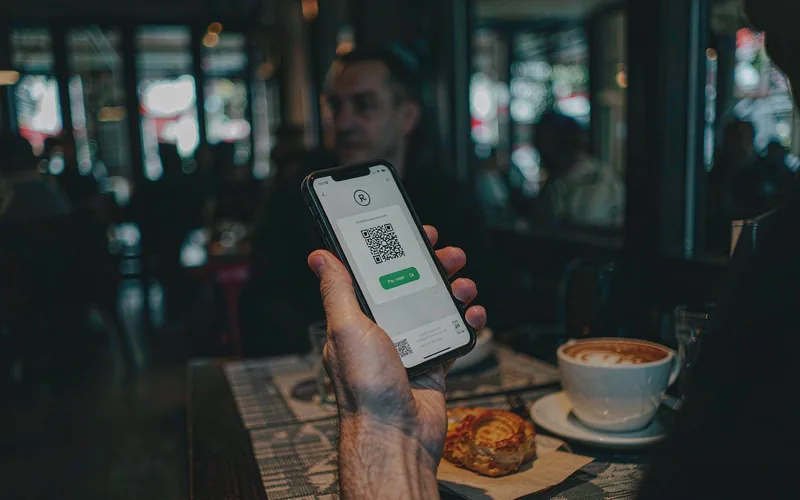 Using the Alipay mobile payment app on a smartphone in China