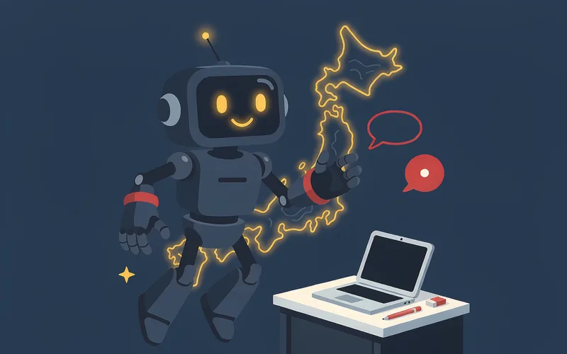 AI China Student Assistant illustration