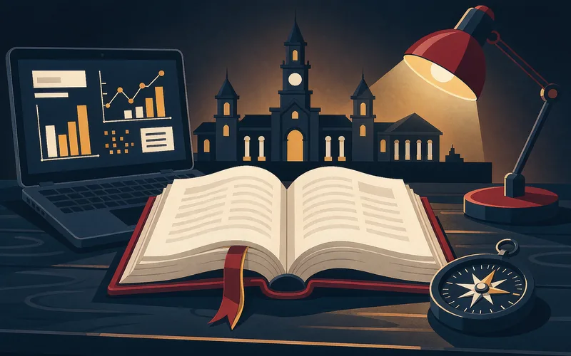 China Student Handbook illustration
